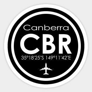 CBR, Canberra International Airport Sticker